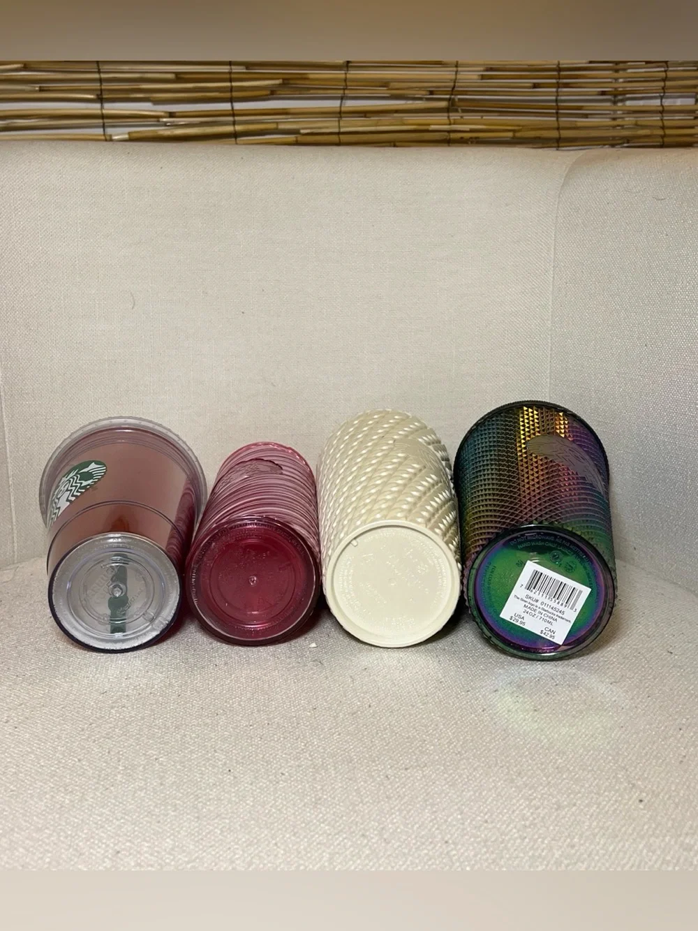 Starbucks four tumblers